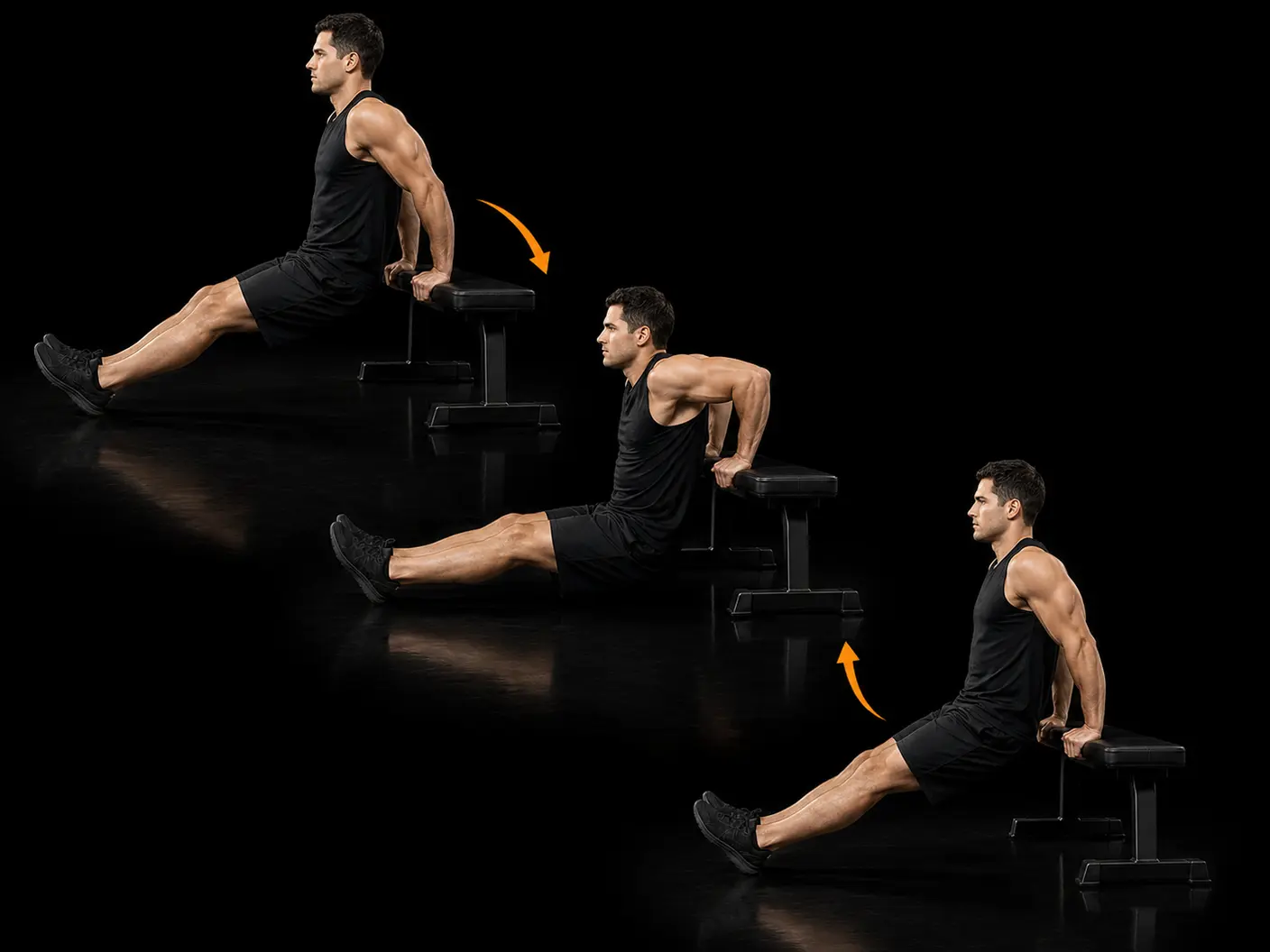 How to perform the Bench Dip (Chair Dip)