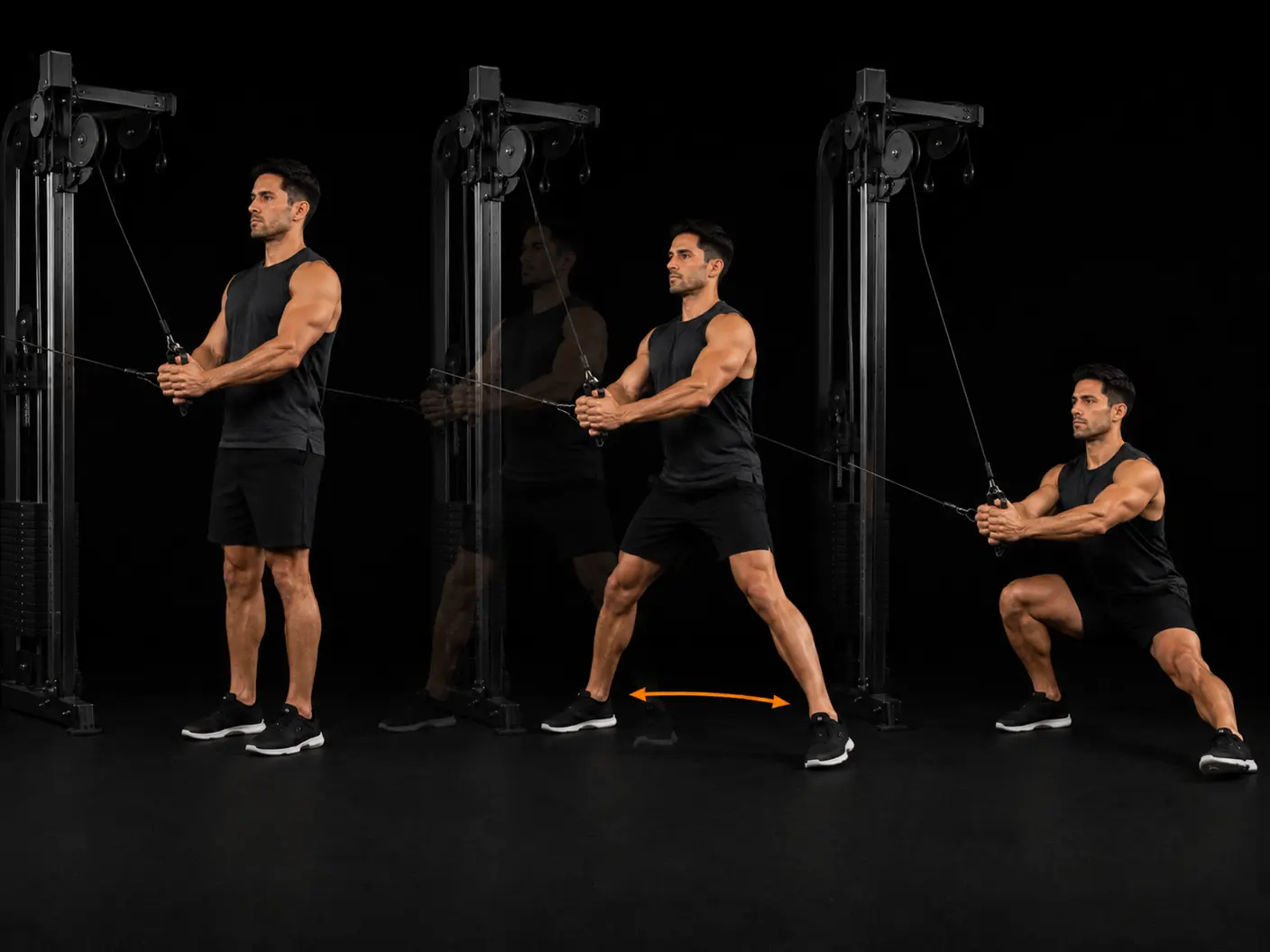 How to perform the Cable Lateral Squat