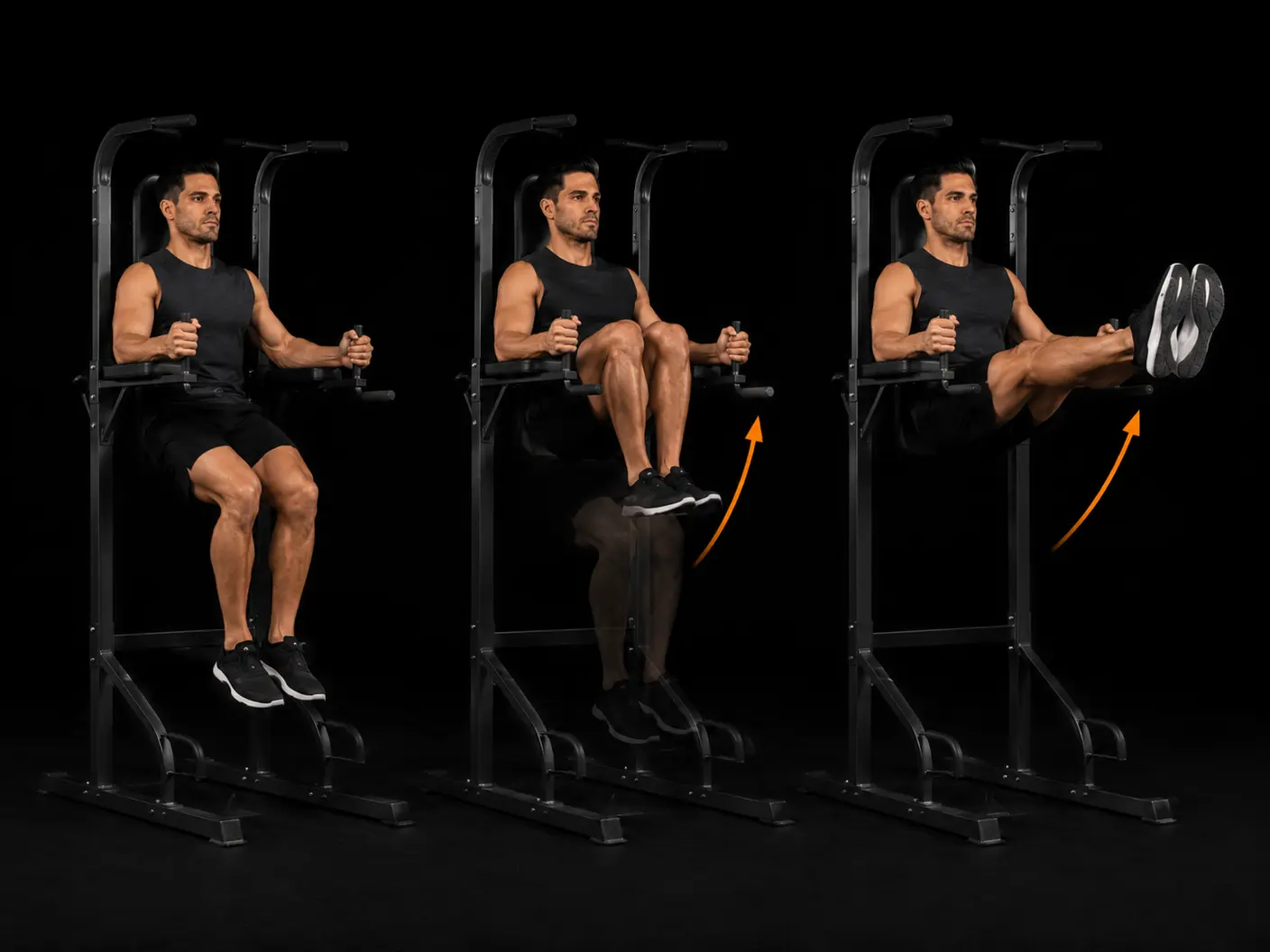 How to perform the Captain's Chair Leg Raise