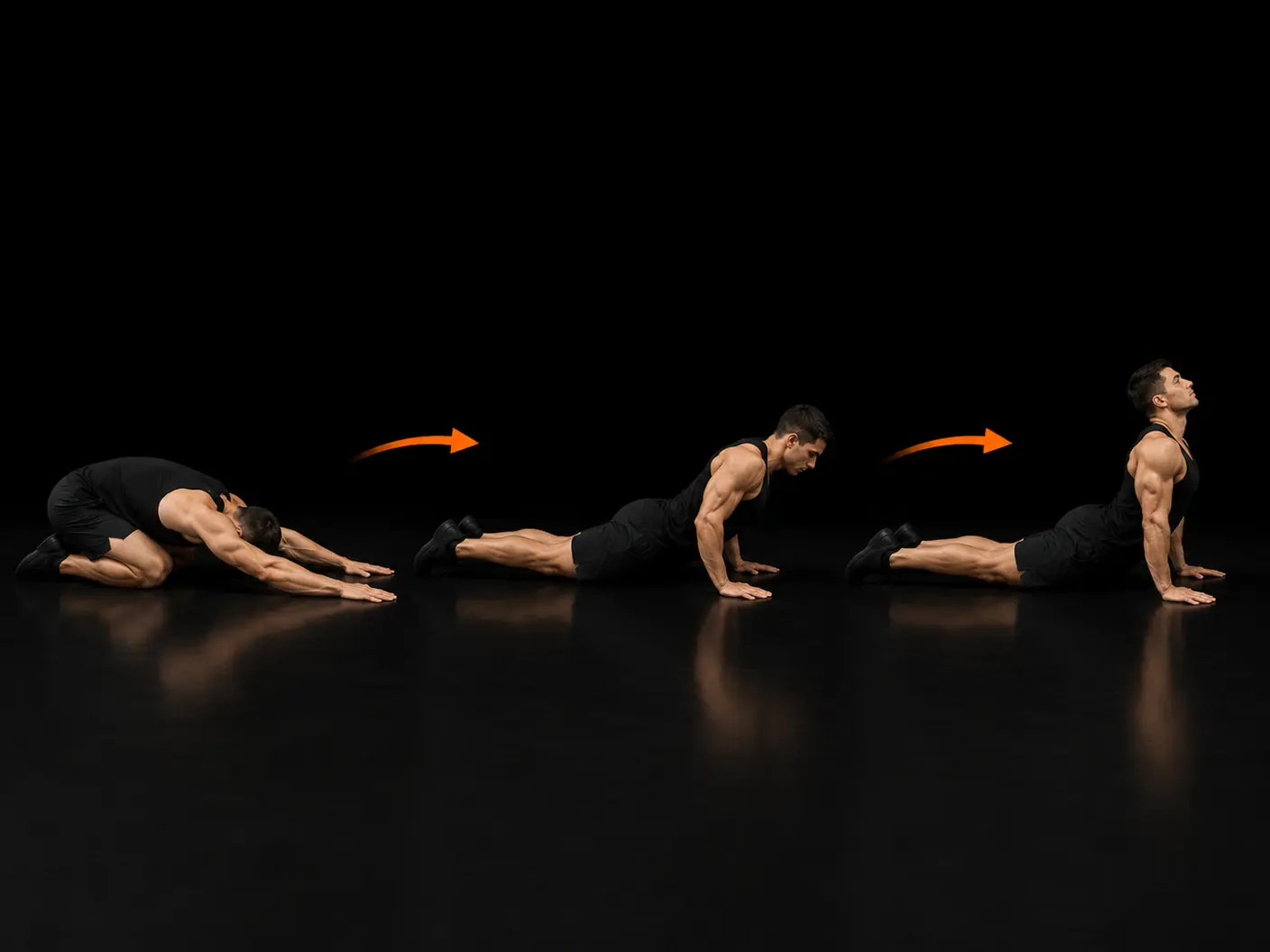 How to perform the Child's Pose to Cobra