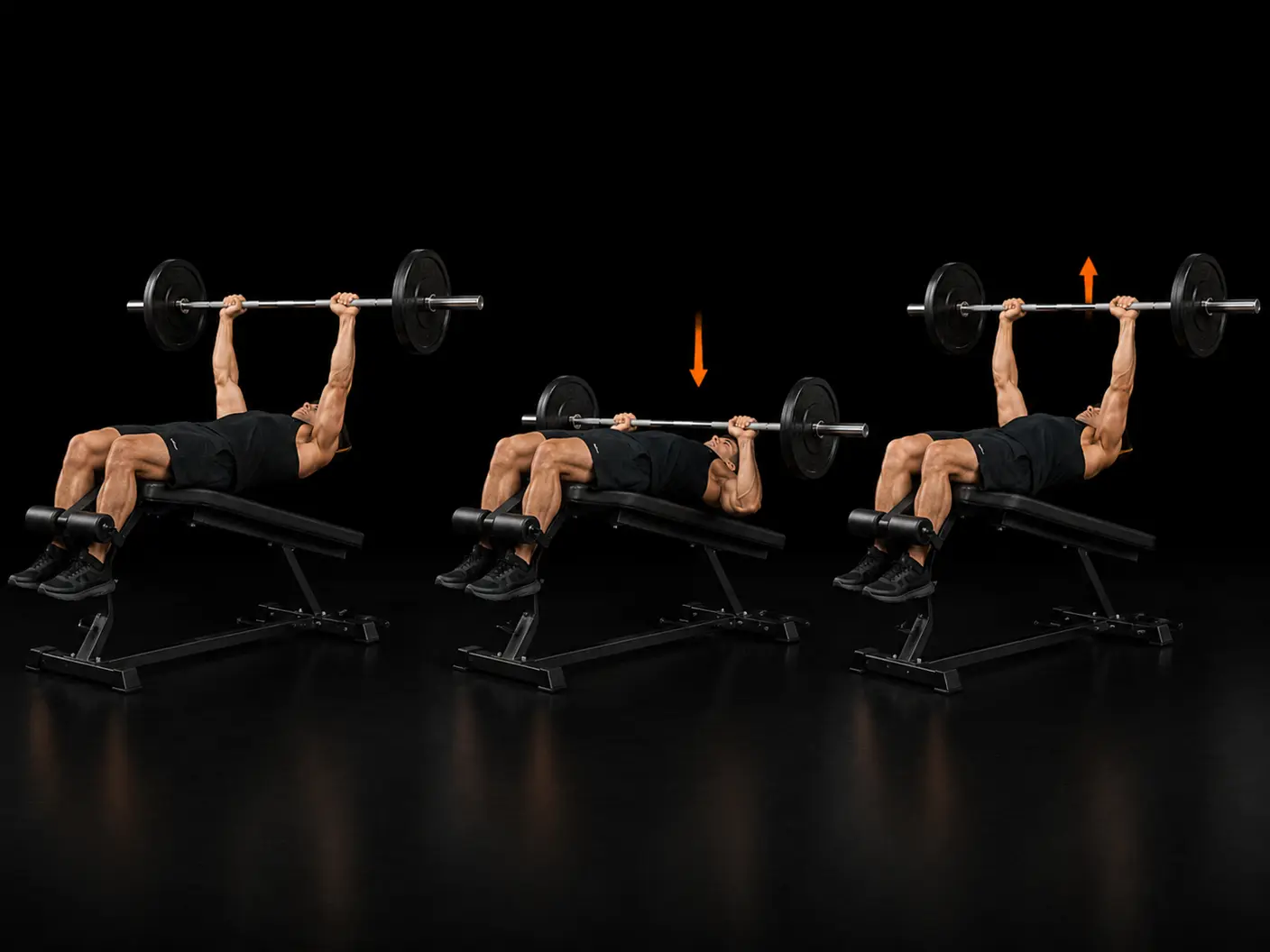 How to perform the Decline Barbell Bench Press