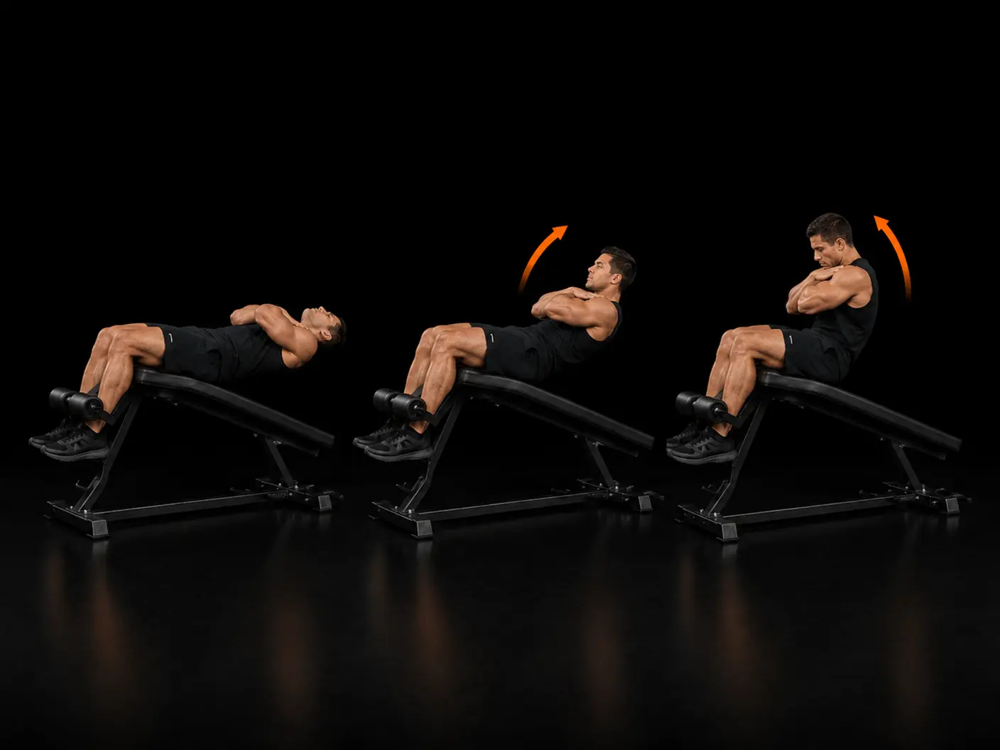 How to perform the Decline Bench Crunch