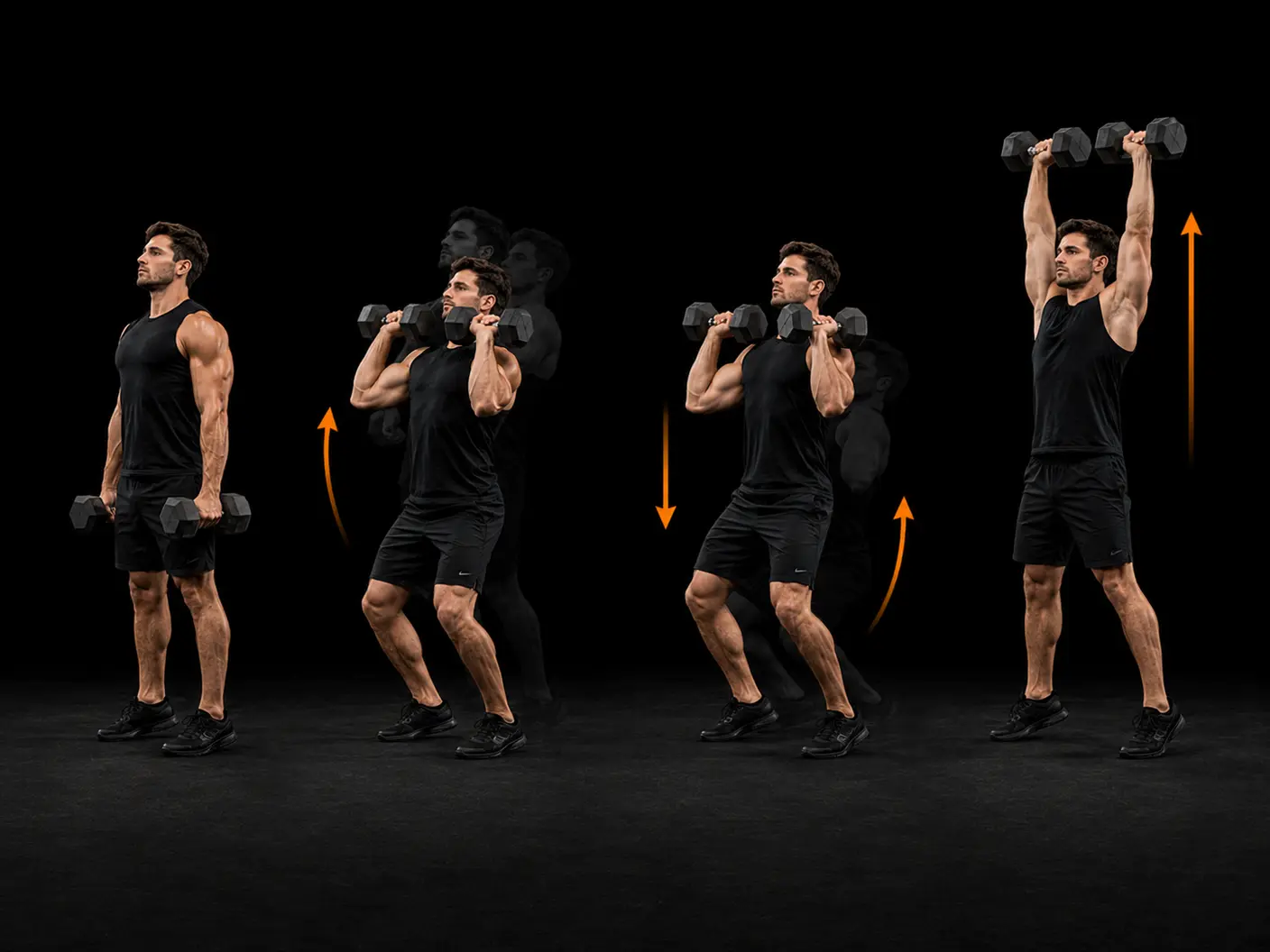 How to perform the Dumbbell Clean and Press