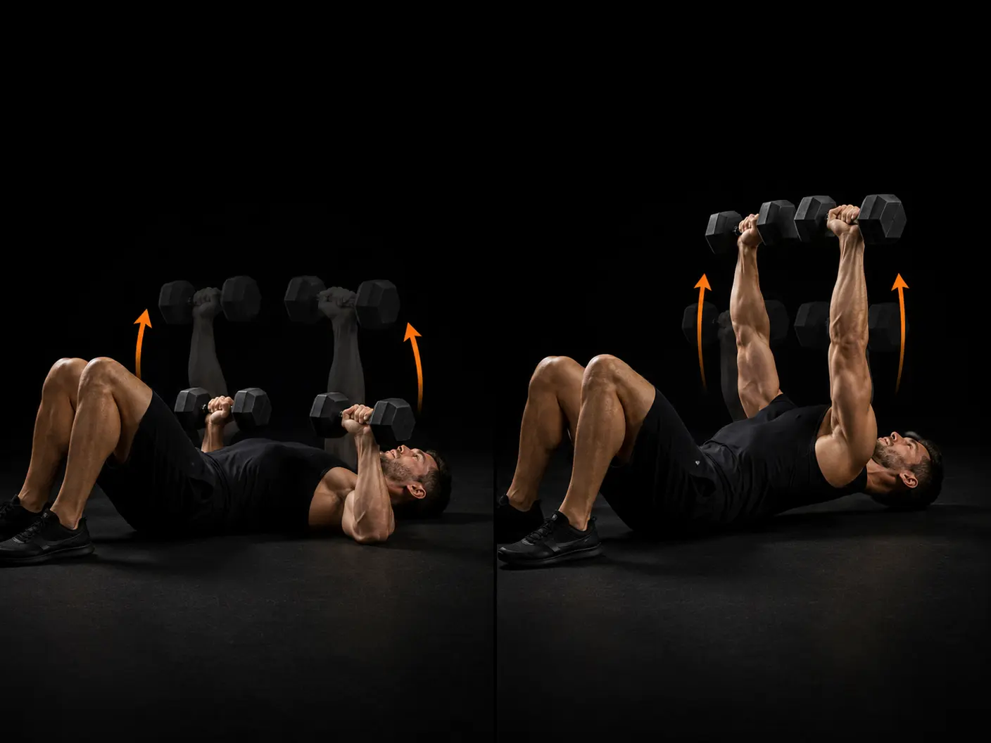 How to perform the Dumbbell Floor Press