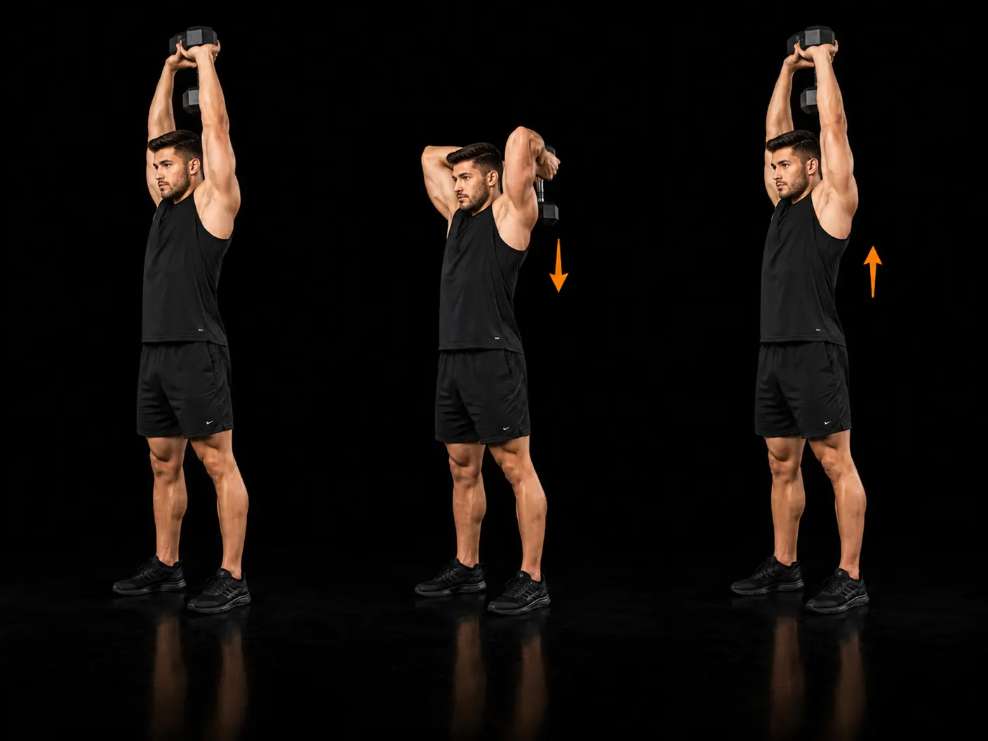 How to perform the Dumbbell Overhead Triceps Extension