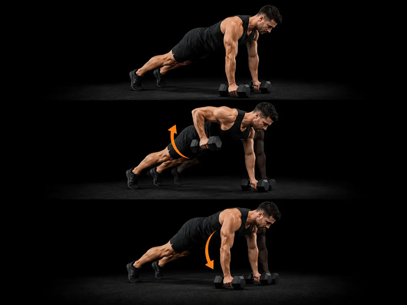 How to perform the Dumbbell Renegade Row