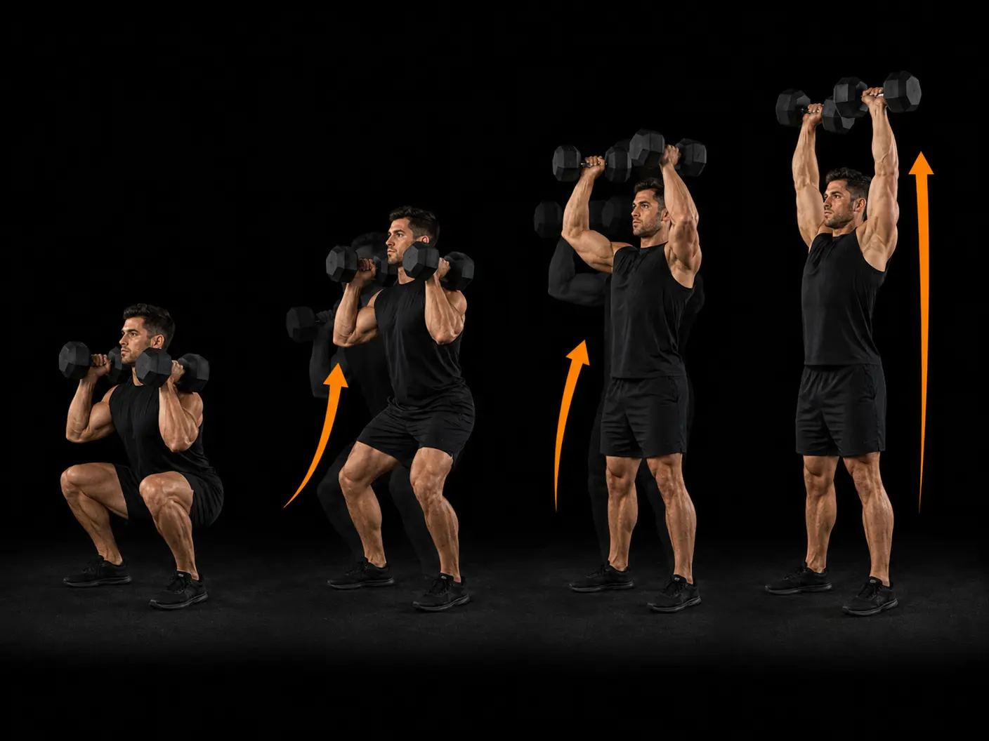 How to perform the Dumbbell Thruster