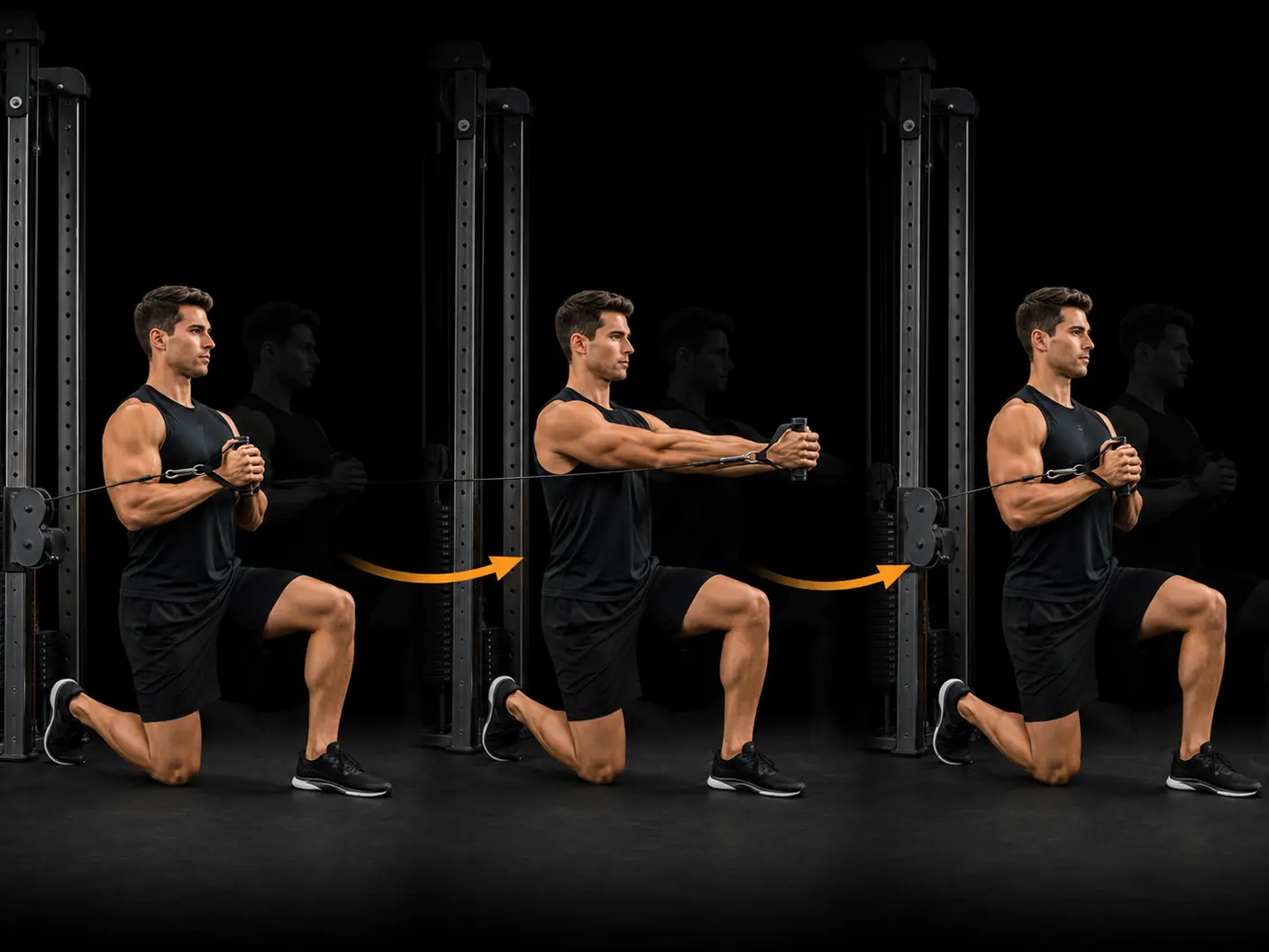 How to perform the Half-Kneeling Pallof Press