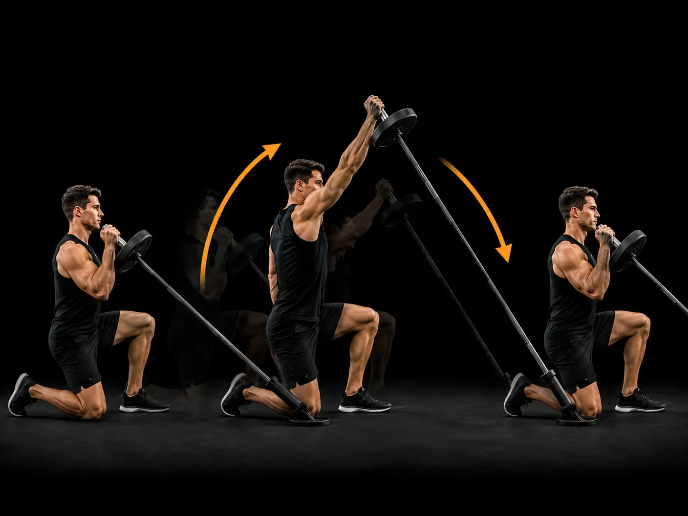 How to perform the Half-Kneeling Single-Arm Landmine Press