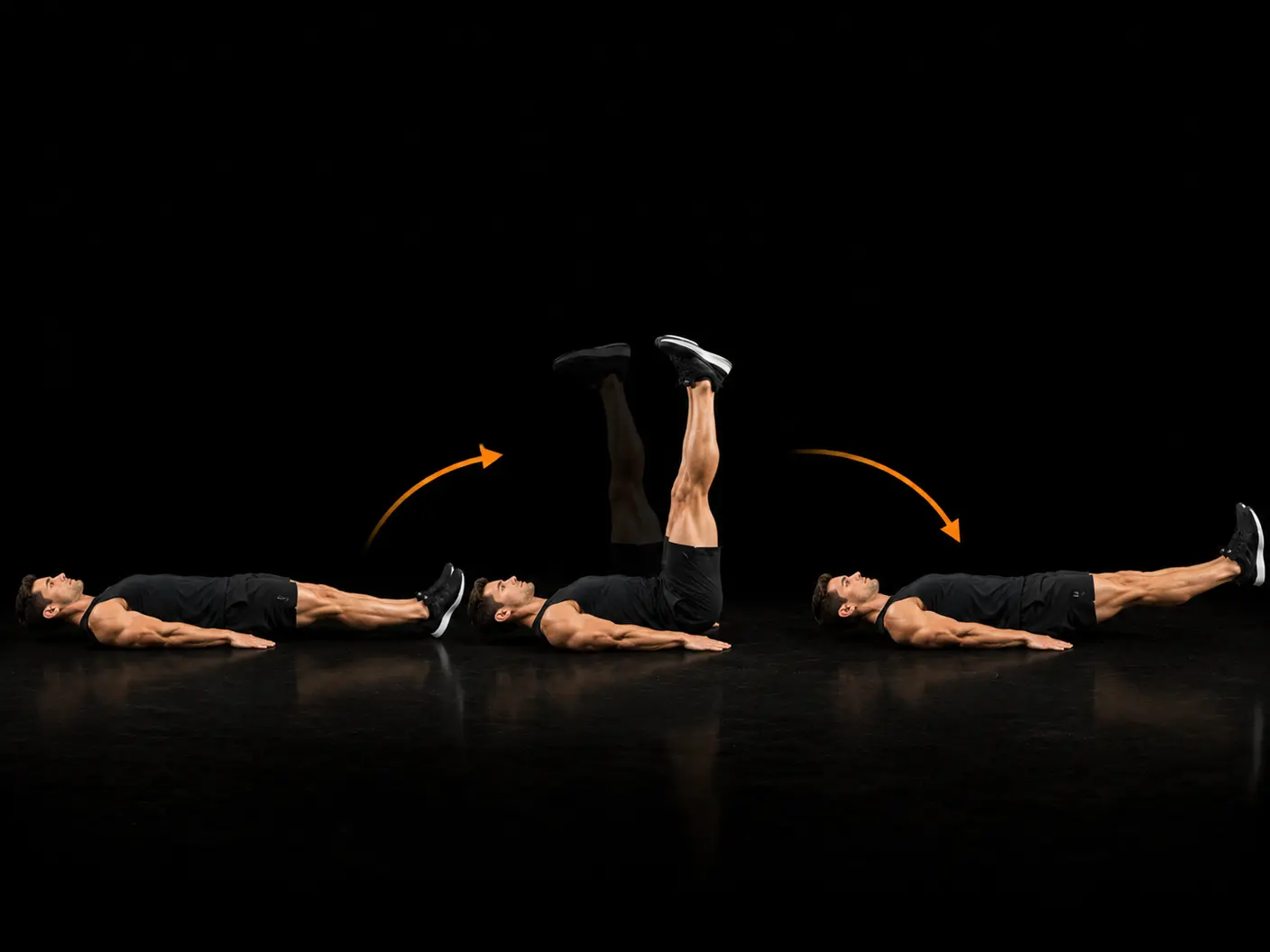 How to perform the Lying Leg Raise