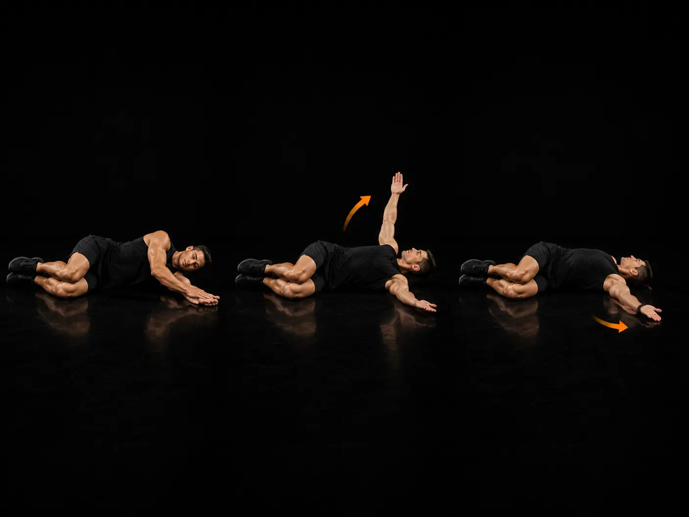 How to perform the Open Book Stretch