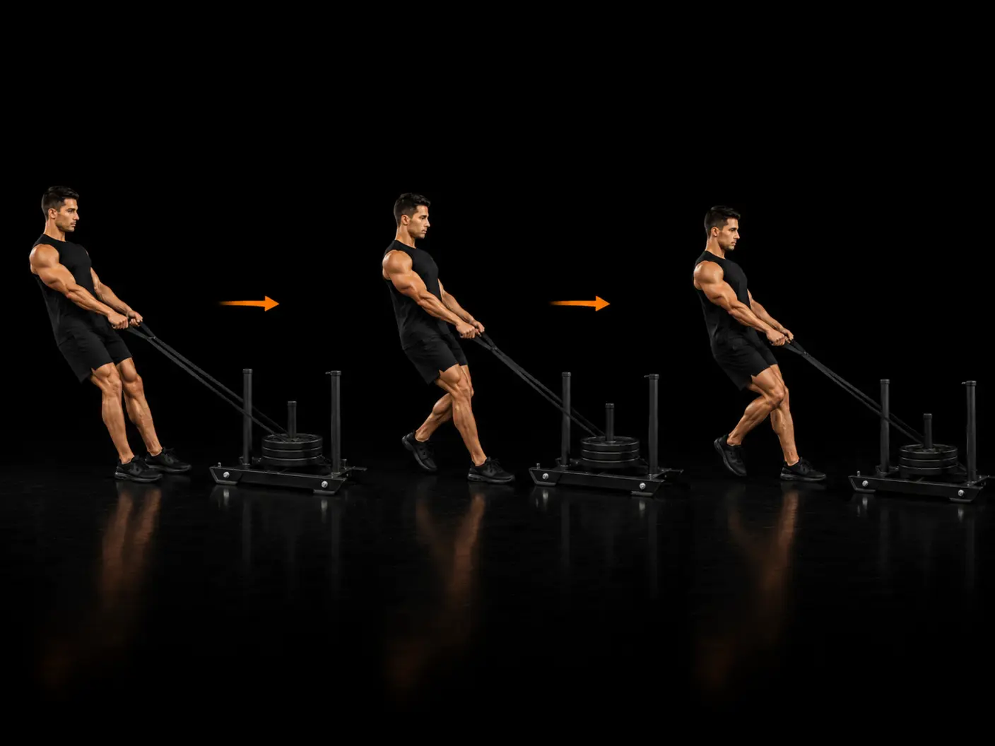 How to perform the Sled Drag (Backward)