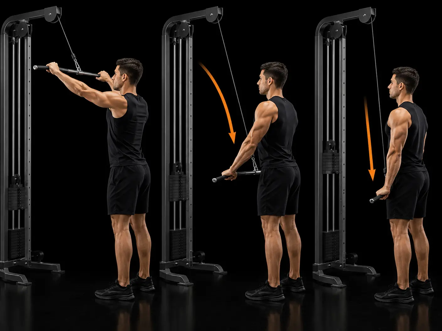 How to perform the Straight-Arm Pulldown