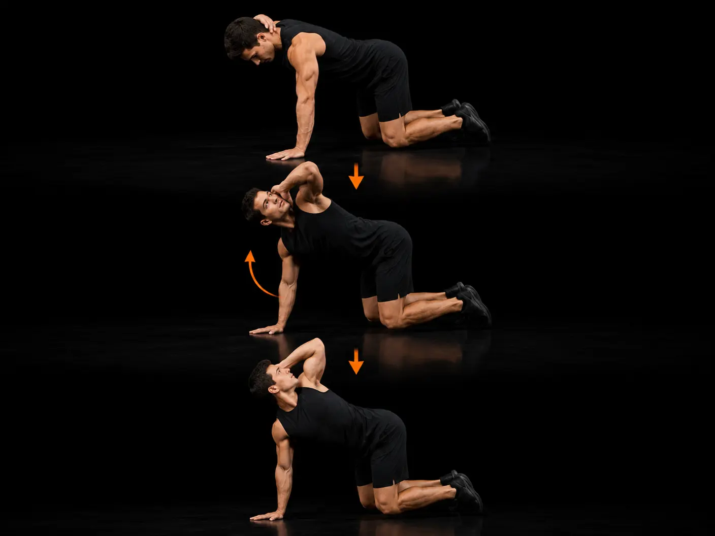 How to perform the Thoracic Rotation (Quadruped)