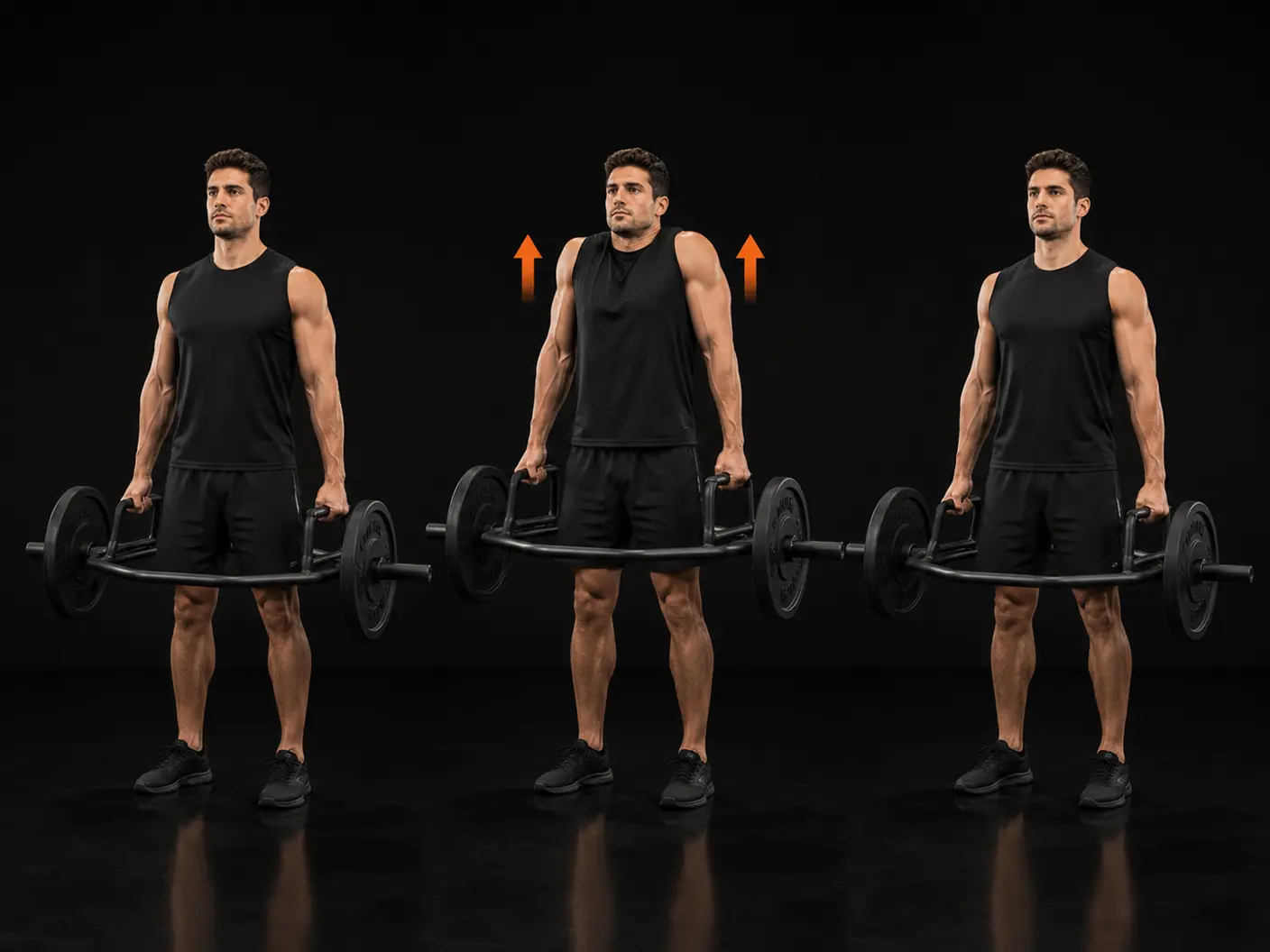 How to perform the Trap Bar Shrug