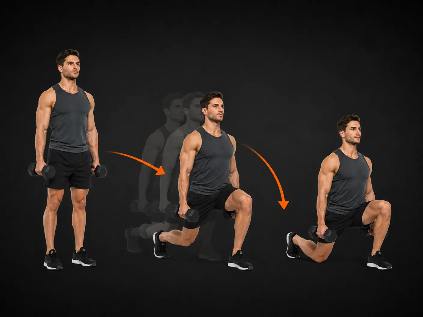 How to perform the Walking Lunge