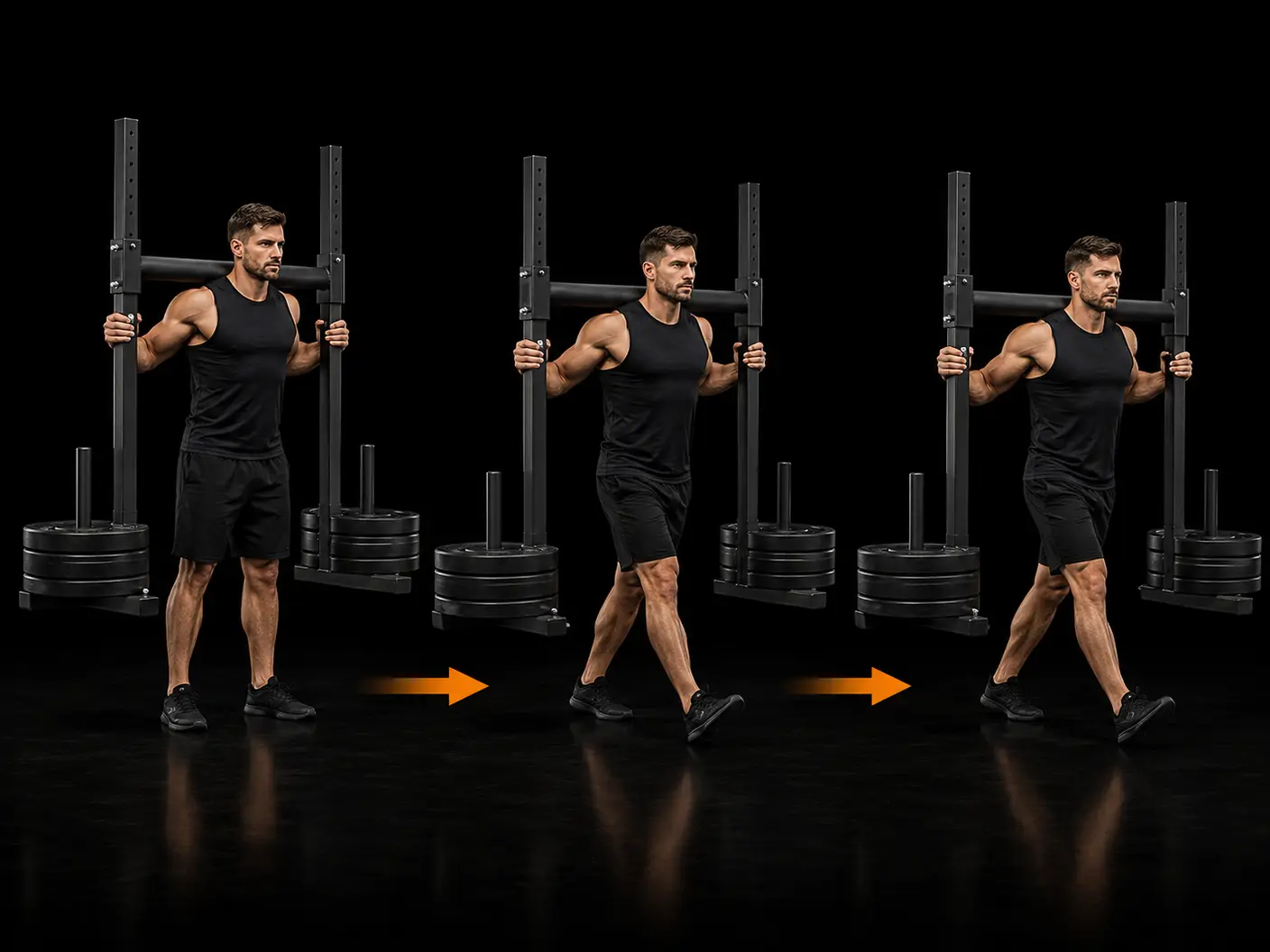 How to perform the Yoke Walk